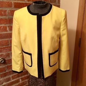 Nine West yellow and black Blazer, size 2
